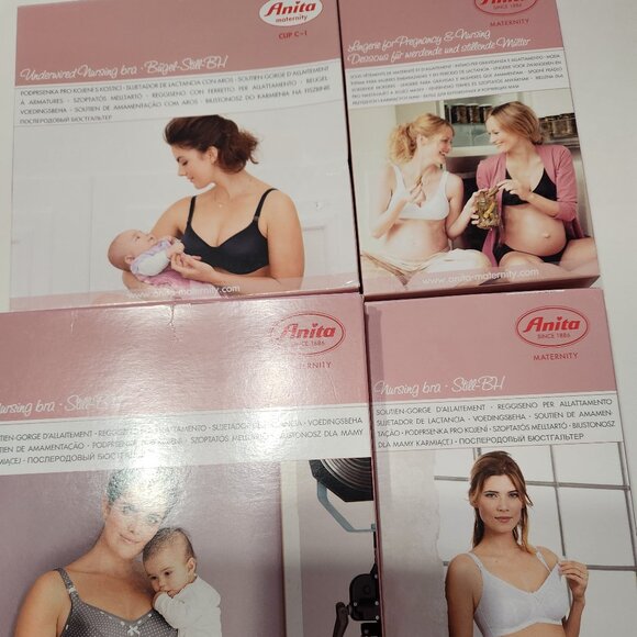 NWT Bundle of 4 Anita Nursing Bras – Size 34E – Styles 5051, 5055, 5034, 5068 - Picture 3 of 3